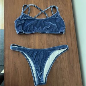 Victoria’s Secret Blue Velvet Bikini
